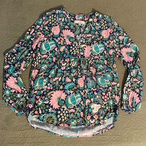 Loft S long sleeve blouse